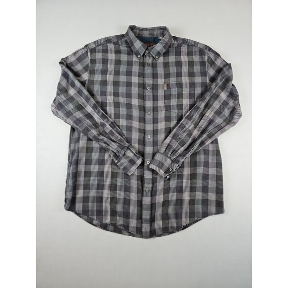 Ben Sherman Other - Ben Sherman Shirt Men's Size L Black Check Long Sleeve Button Down Pocket Shirt